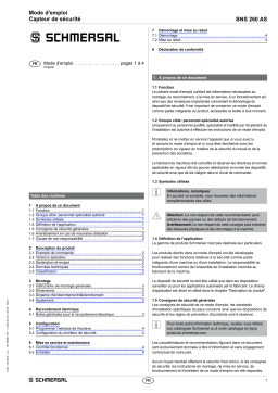 schmersal BNS 260 STW-AS-R Mode d'emploi