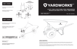 Yardworks Steel Tray 2-Wheel Garden Wheelbarrow Manuel du propri&eacute;taire