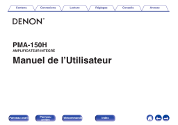 Denon PMA-150H Manuel du propriétaire