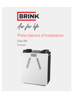 Brink Ease 200 Guide d'installation