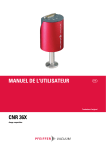 Pfeiffer CNR 36x - Capacitive gauge Mode d'emploi
