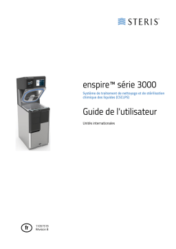 Steris Enspire 3000 Series Cleaning And Liquid Chemical Sterilant Processing System Mode d'emploi