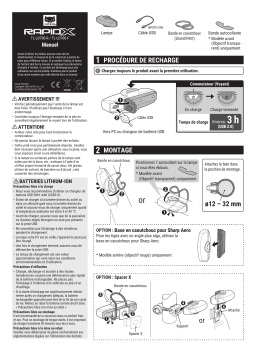 Cateye Rapid X [TL-LD700-R] Manuel utilisateur