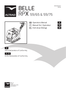 Altrad Belle RPX 59 Manuel du propriétaire