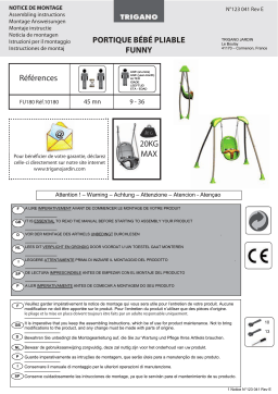 Oxybul Portique bébé pliable Tatou Trigano Manuel utilisateur