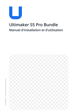 Ultimaker S5 Pro Bundle Manuel utilisateur