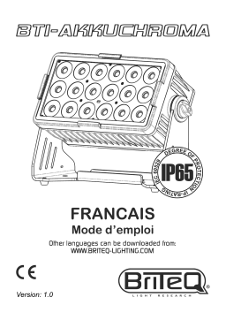 Briteq BTI-AKKUCHROMA Manuel du propriétaire