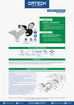 Ortech SSL-A2-5CCT Manuel utilisateur