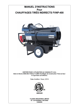 Flagro FVNP-400 Manuel du propriétaire