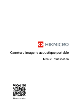 HIKMICRO AI Series Manuel utilisateur