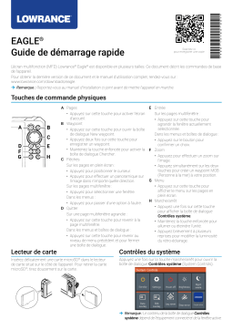 Lowrance Eagle 5, 7, 9 Guide de démarrage rapide