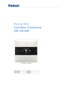 THEBEN iON 108 KNX Manuel utilisateur