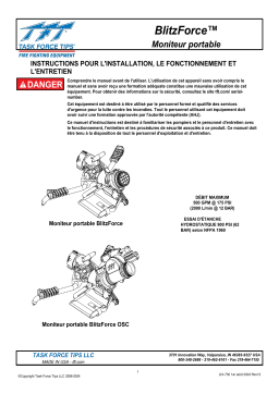 TFT Canon à eau portable BlitzForce Mode d'emploi