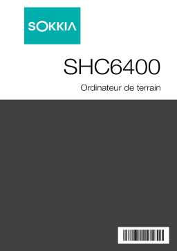 Sokkia SHC6400 Manuel utilisateur