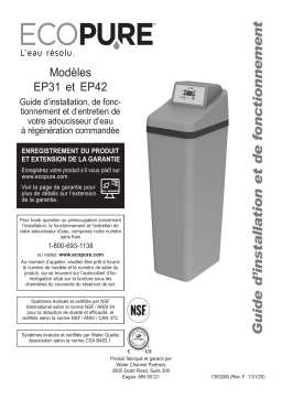 ECOPURE EP42 Manuel du propriétaire