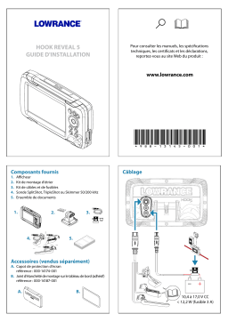 Lowrance HOOK Reveal 5 Guide d'installation