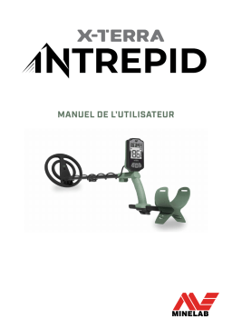 Minelab X-TERRA INTREPID Manuel utilisateur