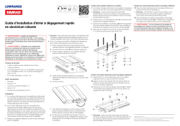 Simrad Heavy Duty Aluminum Guide d'installation