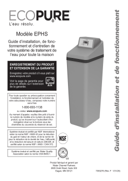 ECOPURE EPHS Manuel du propriétaire