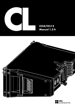 D&B CCL8/CCL12 Manuel utilisateur