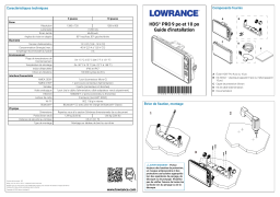 Lowrance HDS PRO 9 & 10 Installation manuel