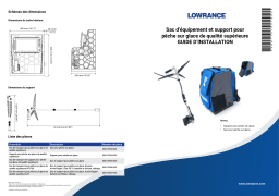 Lowrance Premium Ice Pack and Pole Guide d'installation