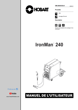 HobartWelders IRONMAN 240 Manuel du propriétaire