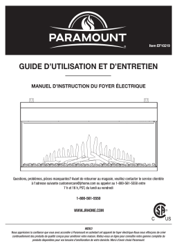 Paramount EF10219 Manuel du propriétaire