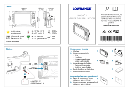 Lowrance HOOK² 7 Guide d'installation