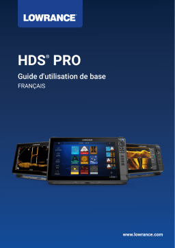 Lowrance HDS PRO Basic Mode d'emploi