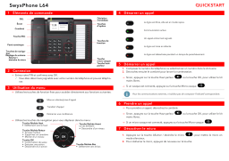 Enreach SwyxPhone L64 Guide de démarrage rapide