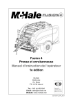 McHale fusion 4 Manuel utilisateur