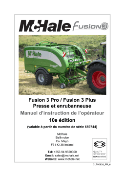 McHale F3 PRO-PLUS Manuel utilisateur