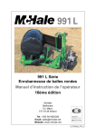 McHale 991L Manuel utilisateur