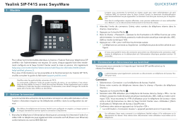 Enreach Yealink T41S Guide de démarrage rapide