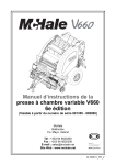 McHale V660 Manuel utilisateur