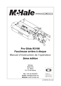 McHale CLT00793 Manuel utilisateur