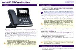 Enreach Yealink T53/T53W Guide de démarrage rapide