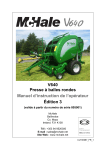 McHale V640 Manuel utilisateur
