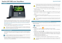 Enreach Yealink T48S Guide de démarrage rapide