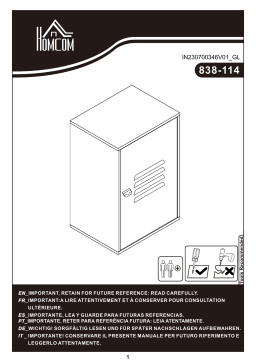 HOMCOM 838-114 Manuel utilisateur