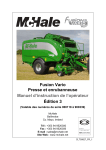 McHale Vario Manuel utilisateur