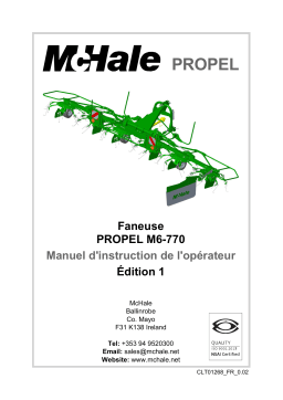 McHale CLT01268 Manuel utilisateur