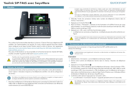 Enreach Yealink T46S Guide de démarrage rapide