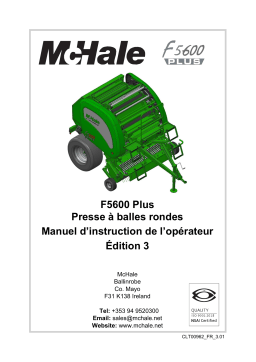 McHale F5600 PLUS Manuel utilisateur