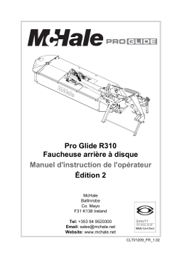 McHale CLT01209 Manuel utilisateur