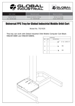 Global Industrial 7521620 Manuel utilisateur