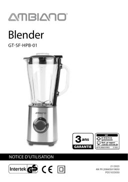 Ambiano GT-SF-HPB-01 Manuel utilisateur