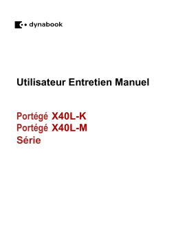 Toshiba X40L-M (PZA36C) Mode d'emploi