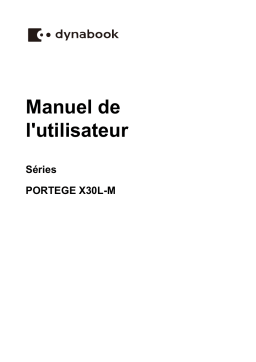 Toshiba X30L-M (PQU12) Mode d'emploi